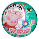 Jucarii, Copii si Bebe - Jucarii si jocuri - Jucarii de exterior - Saltele si mingi pentru plaja - Minge de plaja din plastic cu model Peppa, 14 cm - Infinity.ro