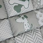 Petshop - Accesorii petshop - Culcusuri si custi - Usi animale - Perna de Podea Pliabila pentru Animale de Companie, 92x62cm, Gri - Infinity.ro