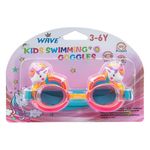 Jucarii, Copii si Bebe - Jucarii si jocuri - Jucarii de exterior - Colaci, ochelari si accesorii inot copii - Ochelari de înot pentru copii, roz, model unicorn, 3-6 ani - Infinity.ro