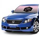 Auto si Moto - Intretinere auto - Huse auto - Parasolar auto pliabil cu ventuze, 130x60cm, Roz - Infinity.ro
