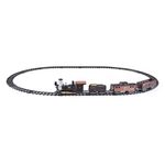 Jucarii, Copii si Bebe - Jucarii si jocuri - Vehicule si jucarii cu telecomanda - Trenulete de jucarie - Trenulet Electric Western cu 3 Vagoane, Locomotiva cu Sunet si Lumini, Telecomanda, 16 Sine, 3+ Ani - Infinity.ro