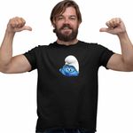 Fashion, accesorii si bijuterii - Barbati - Imbracaminte - Tricouri si bluze barbati - Tricou Barbati Strumfii Istetul, negru, marime XL - Infinity.ro