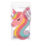 Ingrijire personala si Cosmetice - Machiaj - Accesorii machiaj - Suport din silicon pentru curatarea pensulelor de machiaj, model unicorn, multicolor, 9.5x17 cm - Infinity.ro