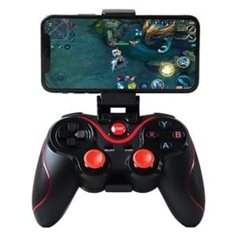 TV, Audio-Video si Foto - Audio profesionale - Controllere - Gamepad wireless cu suport pentru telefon, Negru, 15x6x11cm - Infinity.ro