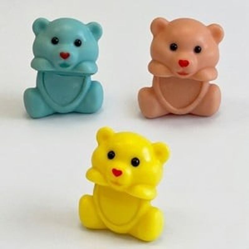Jucarii, Copii si Bebe - Jucarii si jocuri - Figurine - Set 3 Ursuleti Surpriza de Colectie, Blind Box, 2.5cm, Multicolor - Infinity.ro