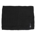 Fashion, accesorii si bijuterii - Barbati - Accesorii barbati - Esarfe si fulare barbati - Fular Circular Tricotat Negru cu Captuseala Fleece si Patch cu Stea pentru Barbati - Infinity.ro