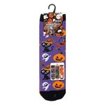Fashion, accesorii si bijuterii - Femei - Lenjerie si pijamale femei - Sosete si ciorapi femei - Sosete de Halloween cu Model Figurine, 3 Perechi, Multicolore - Infinity.ro