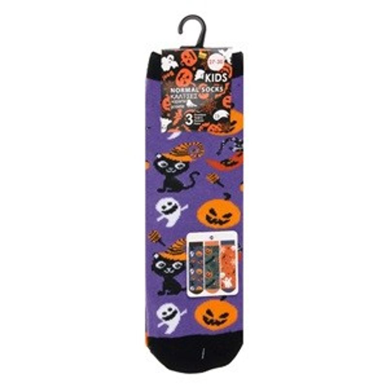 Fashion, accesorii si bijuterii - Femei - Lenjerie si pijamale femei - Sosete si ciorapi femei - Sosete de Halloween cu Model Figurine, 3 Perechi, Multicolore - Infinity.ro