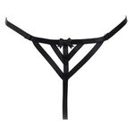 Fashion, accesorii si bijuterii - Femei - Lenjerie si pijamale femei - Lenjerie intima femei - Chiloti String Dama cu Dantela Neagra, Design Triunghiular - Infinity.ro