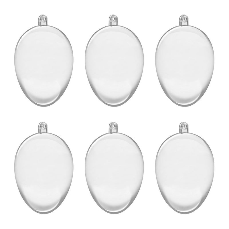 PC, gaming si accesorii - Componente PC - Componente - PC Modding - Set 6 Oua Transparente din Plastic pentru Decorat, 6 cm - Infinity.ro