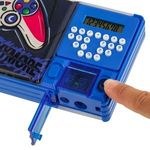 Carti si Birotica - Rechizite - Penare - Penar Magnetic Multifunctional cu Calculator si Ascutitoare, 25,5x3x9cm, Albastru - Infinity.ro