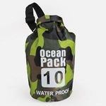 Carti si Birotica - Birotica - Articole ambalare - Rucsac Impermeabil din PVC, 10L, Verde Army - Infinity.ro