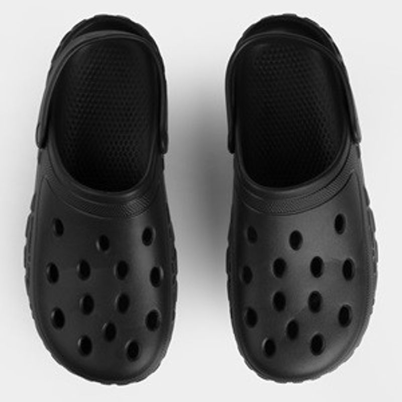 Fashion, accesorii si bijuterii - Barbati - Incaltaminte barbati - Slapi si papuci barbati - Saboti pentru barbati, Negri, Cauciuc - Infinity.ro