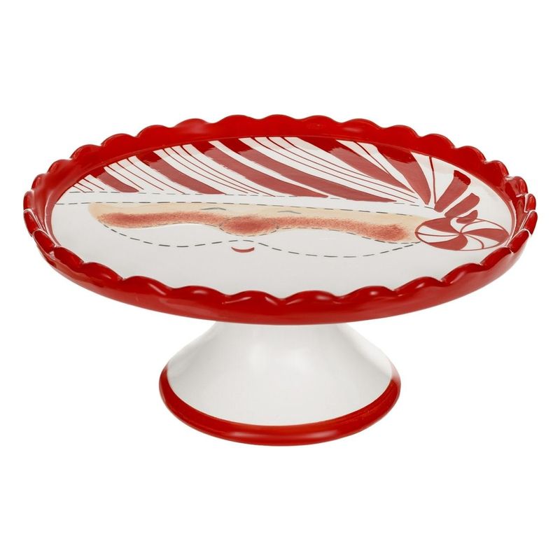Casa si Gradina - Bucatarie si vesela - Vesela si tacamuri - Platouri de bucatarie - Platou Ceramic Mos Craciun, Diametru 31 cm, Inaltime 14 cm - Infinity.ro