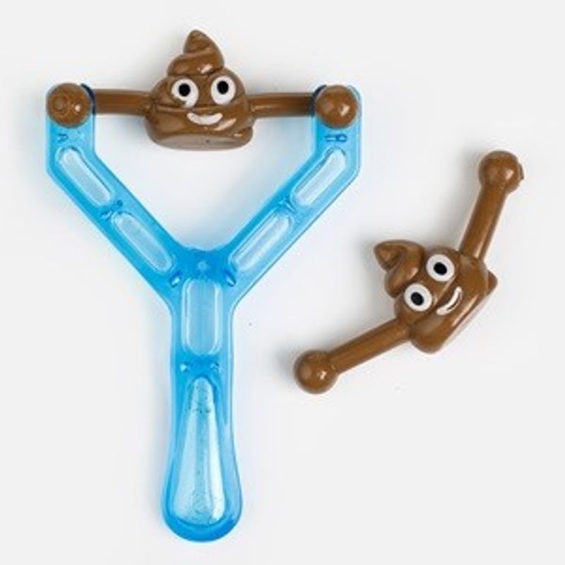 Jucarii, Copii si Bebe - Jucarii si jocuri - Jucarii de rol - Arme de jucarie - Prastie cu jucarii lipicioase emoji, set 3 buc, albastru transparent - Infinity.ro