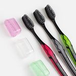 Ingrijire personala si Cosmetice - Igiena dentara - Periute de dinti clasice - Periute de dinti pentru adulti, Set 3 buc, 3 culori - Infinity.ro