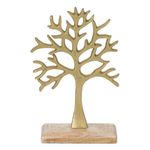 Casa si Gradina - Decoratiuni - Obiecte decorative - Accesorii decorative - Decoratiune de Masa, Pomul Vietii, Auriu, 27 cm - Infinity.ro