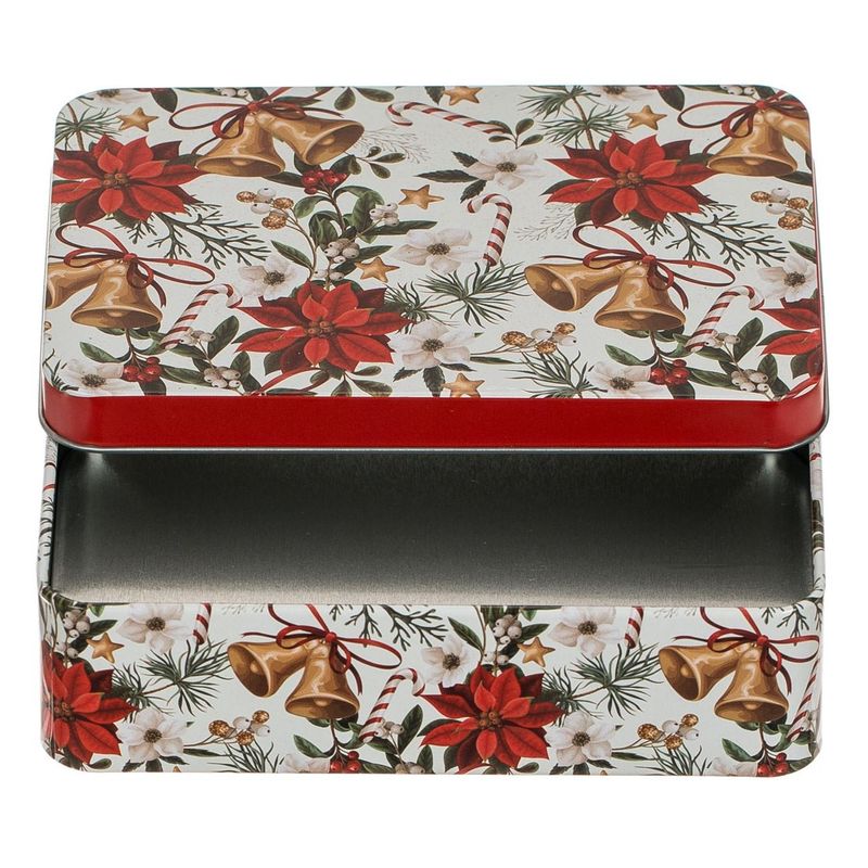 Casa si Gradina - Decoratiuni - Decoratiuni de sezon - Cutie Depozitare Metalica, Fara Brand, Dreptunghiulara, Multicolor, 14x10x3.8cm - Infinity.ro