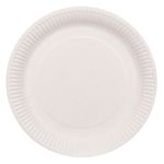 Casa si Gradina - Bucatarie si vesela - Vesela si tacamuri - Farfurii si boluri - Farfurii ECO Albe, 23 cm, Set 10 buc, Compostabile - Infinity.ro