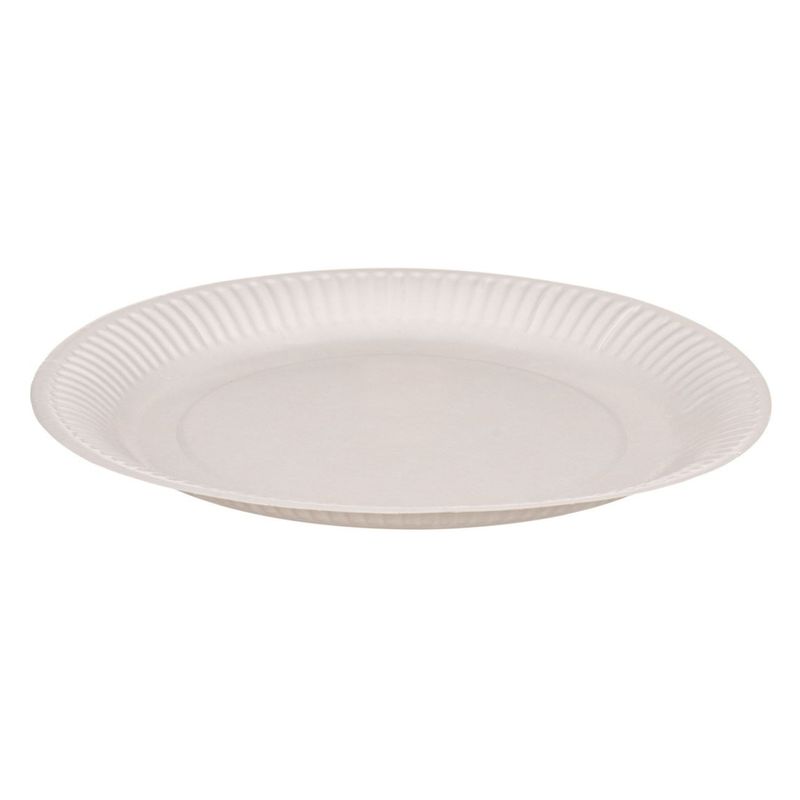 Casa si Gradina - Bucatarie si vesela - Vesela si tacamuri - Farfurii si boluri - Farfurii ECO Albe, 23 cm, Set 10 buc, Compostabile - Infinity.ro