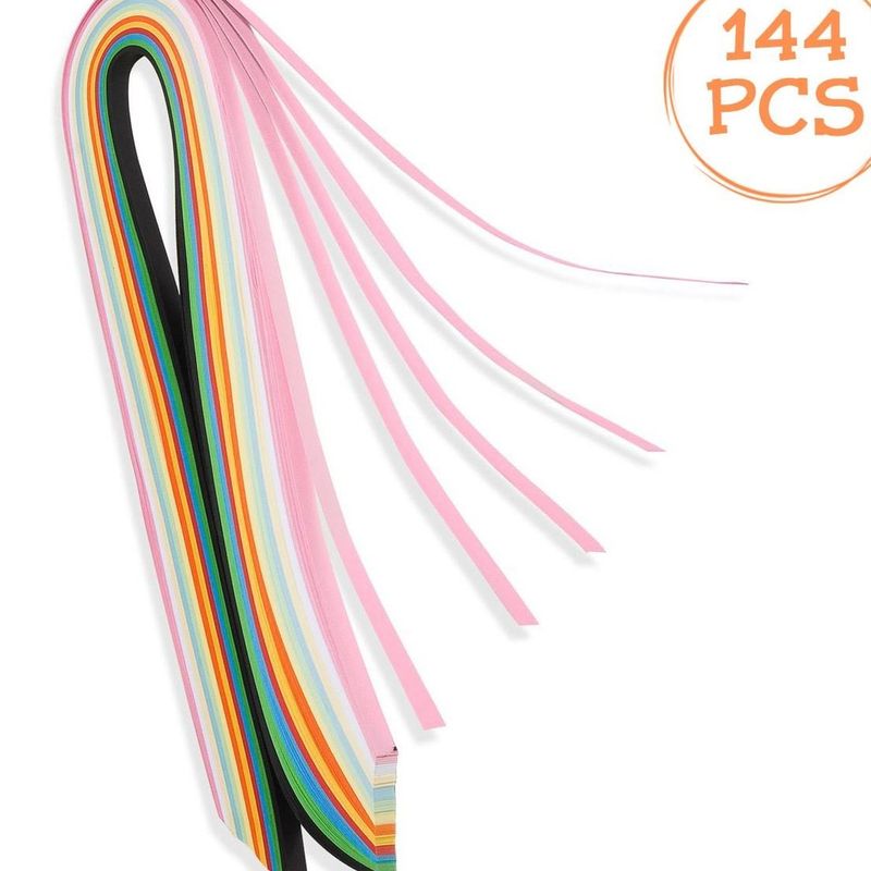 Market - Spalare si intretinere rufe - Mese de calcat - Set de Benzi de Hârtie Colorate pentru Creatii Quilling 160gsm - Infinity.ro