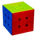 Jucarii, Copii si Bebe - Jucarii si jocuri - Jucarii & jocuri educative - Jocuri si jucarii educative - Cub Rubik 3x3x3 cu 3 niveluri, Multicolor, Material Plastic - Infinity.ro