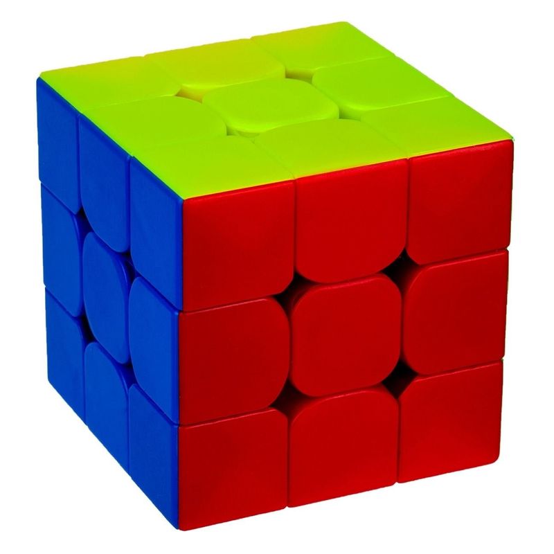 Jucarii, Copii si Bebe - Jucarii si jocuri - Jucarii & jocuri educative - Jocuri si jucarii educative - Cub Rubik 3x3x3 cu 3 niveluri, Multicolor, Material Plastic - Infinity.ro
