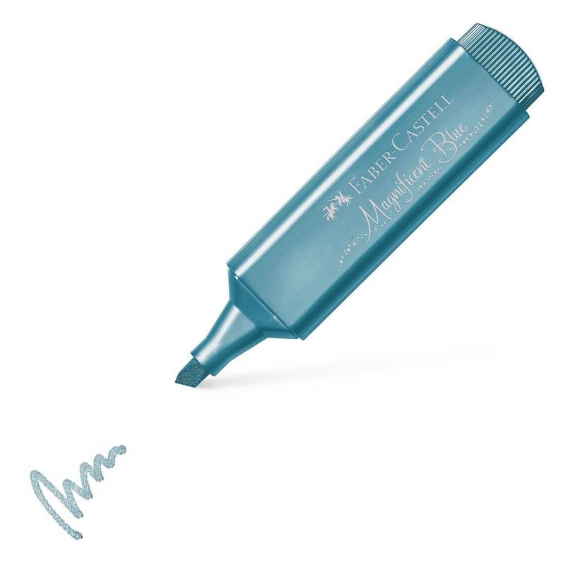 Carti si Birotica - Birotica - Instrumente de scris - Markere si carioci - Evidentiator cu efect metalic, Bleu - Infinity.ro