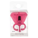 Ingrijire personala si Cosmetice - Manichiura si pedichiura - Oja - Suport inel pentru oja de unghii, silicon, fuchsia, 5.5x6 cm - Infinity.ro