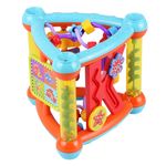 Jucarii, Copii si Bebe - Jucarii si jocuri - Jucarii bebelusi - Jucarii interactive bebelusi - Jucarie educativa triunghi cu activitati, 5 laturi, multicolor - Infinity.ro