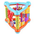 Jucarii, Copii si Bebe - Jucarii si jocuri - Jucarii bebelusi - Jucarii interactive bebelusi - Jucarie educativa triunghi cu activitati, 5 laturi, multicolor - Infinity.ro