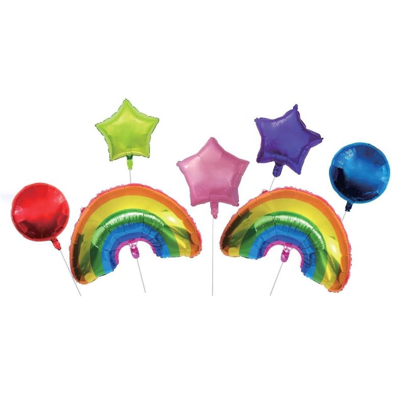 Casa si Gradina - Decoratiuni - Decoratiuni petrecere - Baloane - Set de Baloane din Folie Multicolor pentru Petreceri - Infinity.ro