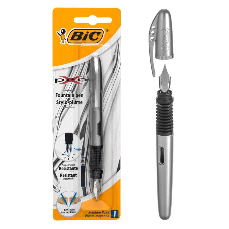 Casa si Gradina - Corpuri si surse de iluminat - Iluminat exterior - Felinare - Stilou cu Corp Negru Argintiu - BIC - Infinity.ro