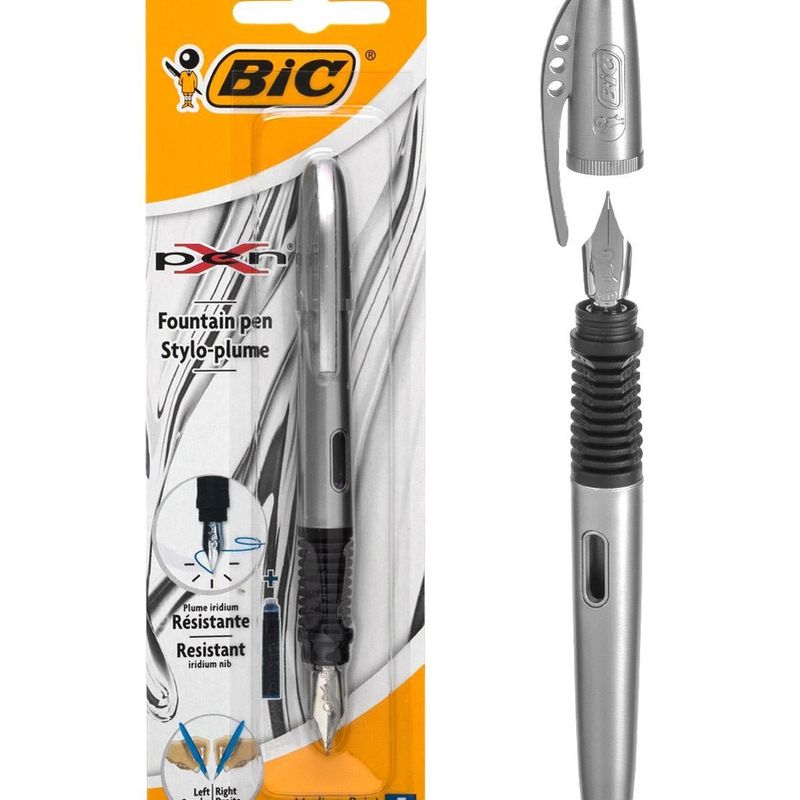 Casa si Gradina - Corpuri si surse de iluminat - Iluminat exterior - Felinare - Stilou cu Corp Negru Argintiu - BIC - Infinity.ro