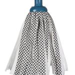 Market - Curatenie si intretinere casa - Produse menaj - Mopuri - Mop de Viscoza Alb cu Buline Gri 105g - Infinity.ro