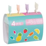 Casa si Gradina - Bucatarie si vesela - Accesorii bar - Forme cuburi de gheata - Forme pentru granita cu model ursulet, Set 4 buc, Multicolor - Infinity.ro