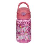 Casa si Gradina - Bucatarie si vesela - Cani si pahare - Sticle - Sticla de apa cu mecanism pop-up, 430 ml, Roz, Model Space Girl - Infinity.ro