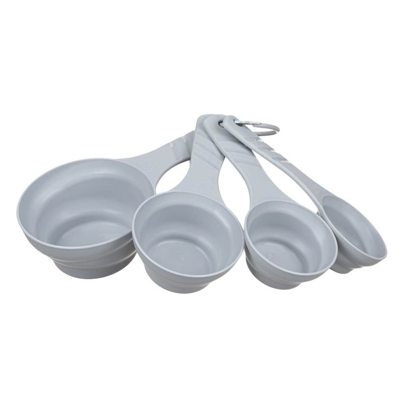 Casa si Gradina - Bucatarie si vesela - Cani si pahare - Cani si cesti - Dozatoare din Plastic Gri 4 Marimi - 4buc - Infinity.ro