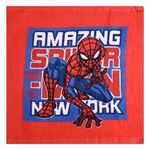 Jucarii, Copii si Bebe - Igiena si ingrijire - Baia bebelusului - Prosoape si halate de baie copii - Prosopel din Bumbac Rozu cu Model Spiderman pentru Baieti 30x30cm - Infinity.ro