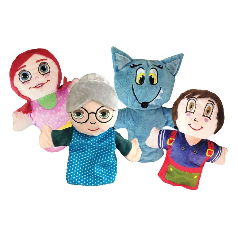 Jucarii, Copii si Bebe - Jucarii si jocuri - Jocuri si puzzle - Puzzle - Teatru de Papusi Electronic cu 4 Marionete, Povestitor cu Telecomanda, Povesti si Sunete in Limba Romana - Infinity.ro