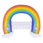 Casa si Gradina - Mobilier - Scaune si fotolii - Fotolii - Fotoliu gonflabil Rainbow, 1.07x0.95x0.23 m, cu 2 suporturi pentru pahar - Infinity.ro