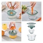 Electronice si Electrocasnice - Electrocasnice bucatarie - Preparare bauturi - Storcatoare de fructe - Storcator de citrice si razatoare 2 in 1, Verde, 400ml - Infinity.ro