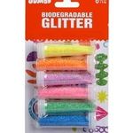 Casa si Gradina - Corpuri si surse de iluminat - Becuri si tuburi neon - Tuburi neon - Sclipici Neon pentru Creatii, Set 6 Culori, 5.5g - Infinity.ro