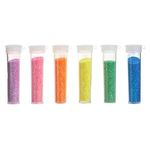Casa si Gradina - Corpuri si surse de iluminat - Becuri si tuburi neon - Tuburi neon - Sclipici Neon pentru Creatii, Set 6 Culori, 5.5g - Infinity.ro