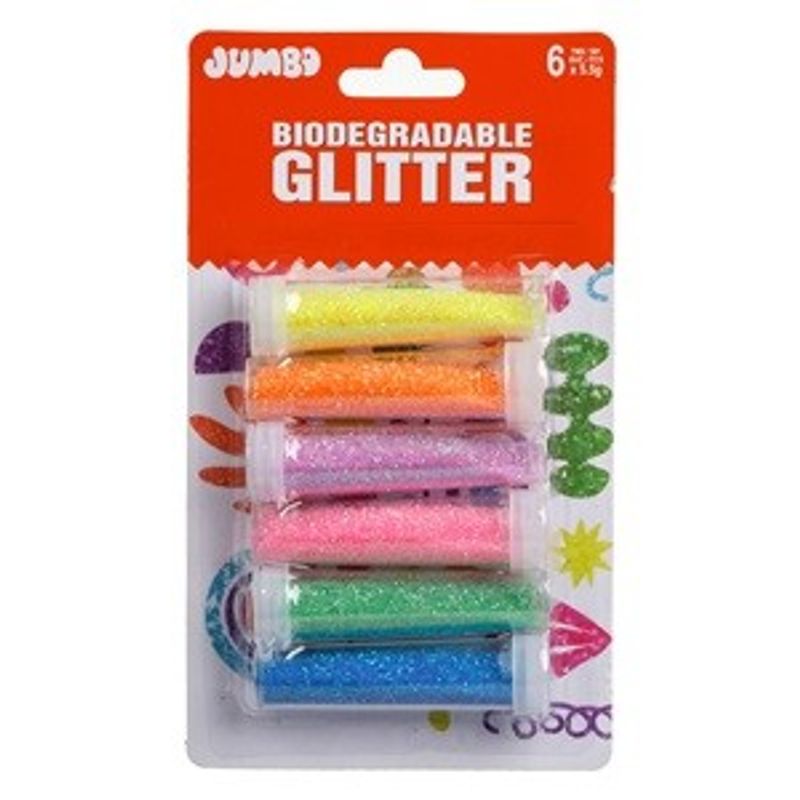 Casa si Gradina - Corpuri si surse de iluminat - Becuri si tuburi neon - Tuburi neon - Sclipici Neon pentru Creatii, Set 6 Culori, 5.5g - Infinity.ro