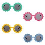 Casa si Gradina - Decoratiuni - Decoratiuni petrecere - Accesorii pentru petrecere - Set Ochelari de Petrecere cu Model Margareta, 4 Culori, 4 buc - Infinity.ro