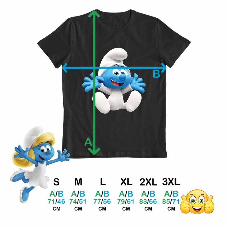 Fashion, accesorii si bijuterii - Barbati - Imbracaminte - Tricouri si bluze barbati - Tricou Barbati Bebe Strumf Strunf, negru, marime 3XL - Infinity.ro