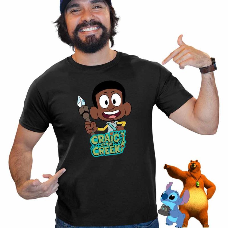 Fashion, accesorii si bijuterii - Barbati - Imbracaminte - Tricouri si bluze barbati - Tricou Barbati Craig Dumbrava Explorator, negru, marime M - Infinity.ro