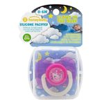 Jucarii, Copii si Bebe - Hrana si alaptare - Biberoane, suzete si accesorii hranire - Suzete si accesorii - Pacifier Silicon Unicorn Glow in the Dark 0-6 Luni - Infinity.ro