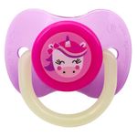 Jucarii, Copii si Bebe - Hrana si alaptare - Biberoane, suzete si accesorii hranire - Suzete si accesorii - Pacifier Silicon Unicorn Glow in the Dark 0-6 Luni - Infinity.ro